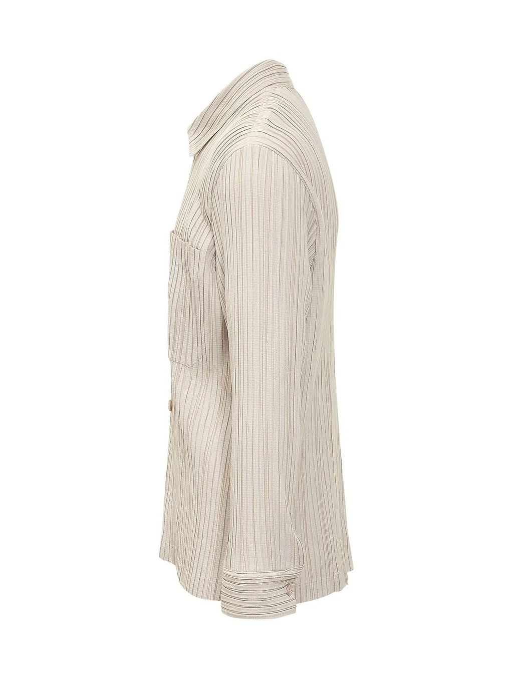 Gongdid Design Pinstripe Buttoned Shirt