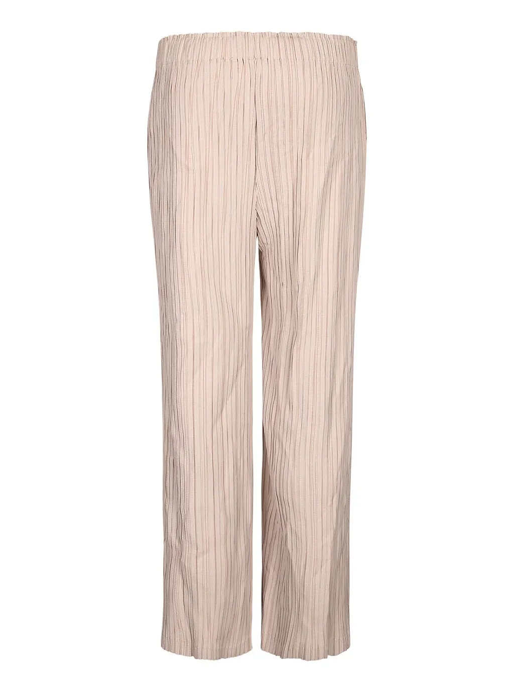 Pleated Straight-Leg Pants