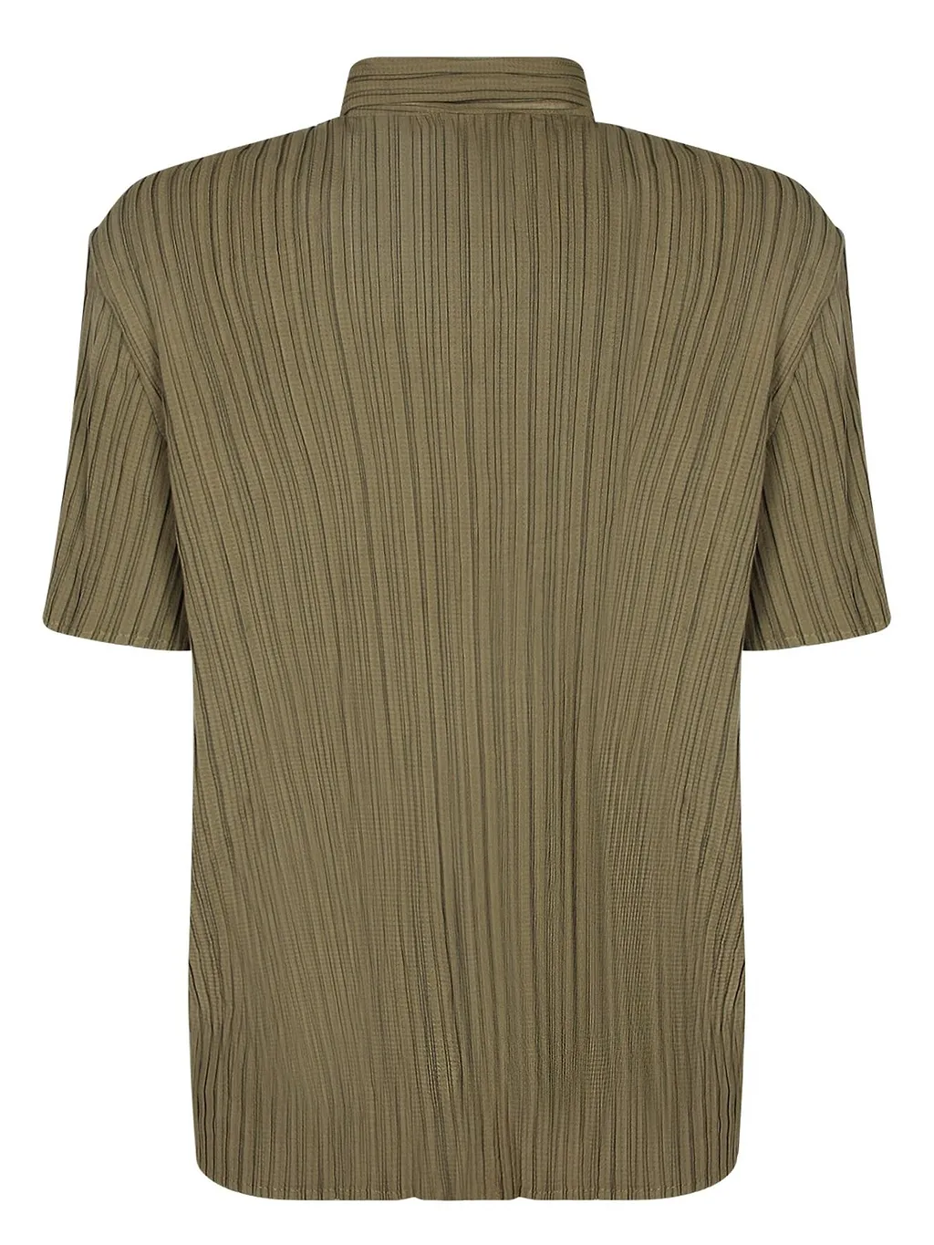 Gongdid Design Short-Sleeve Buttoned Shirt