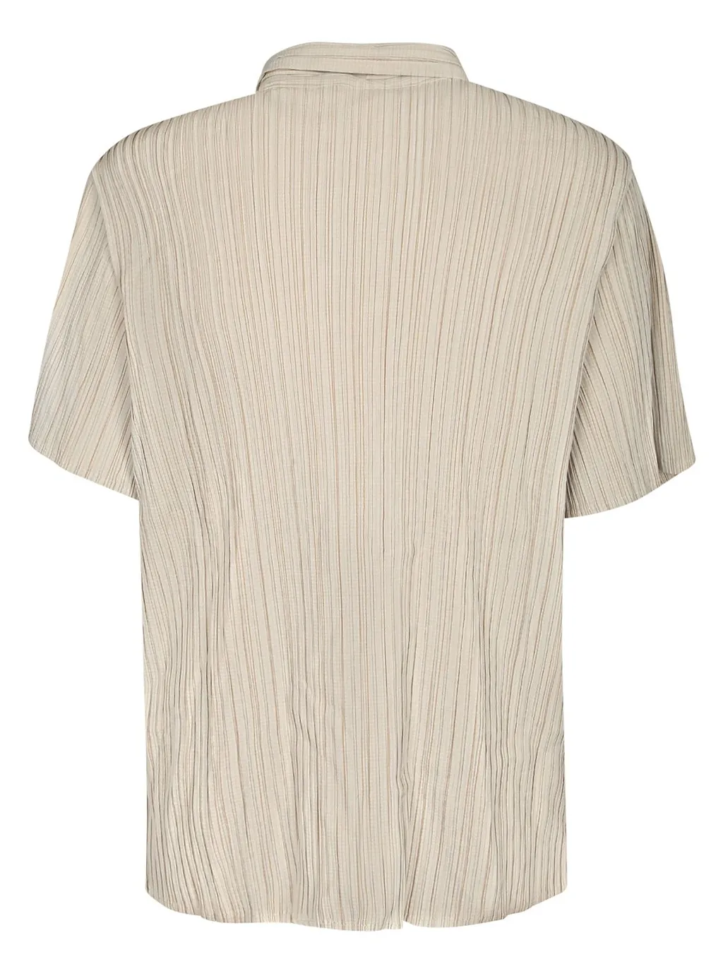 Gongdid Design Short-Sleeve Buttoned Shirt