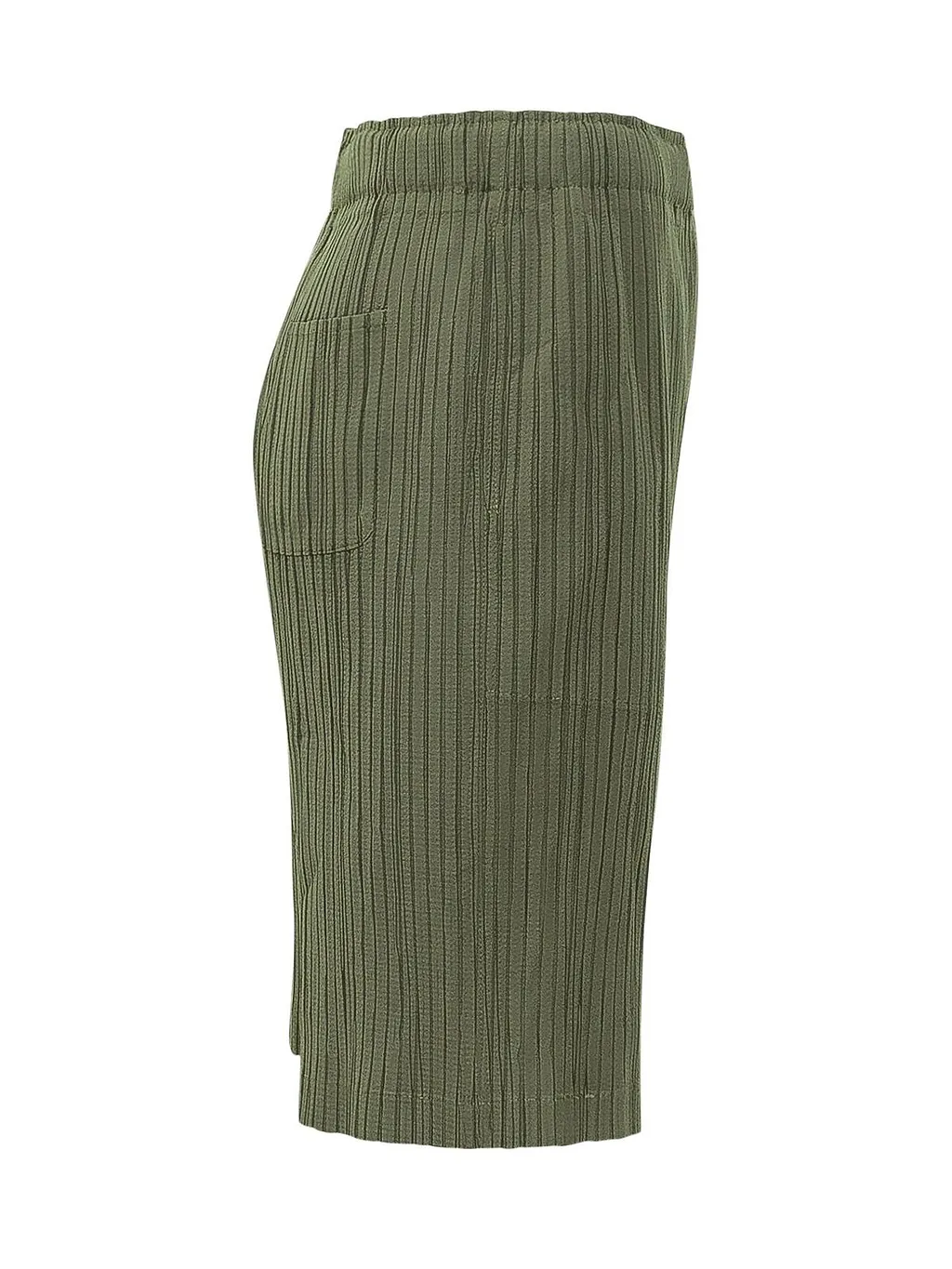 Gongdid Design Textured Stripe Shorts