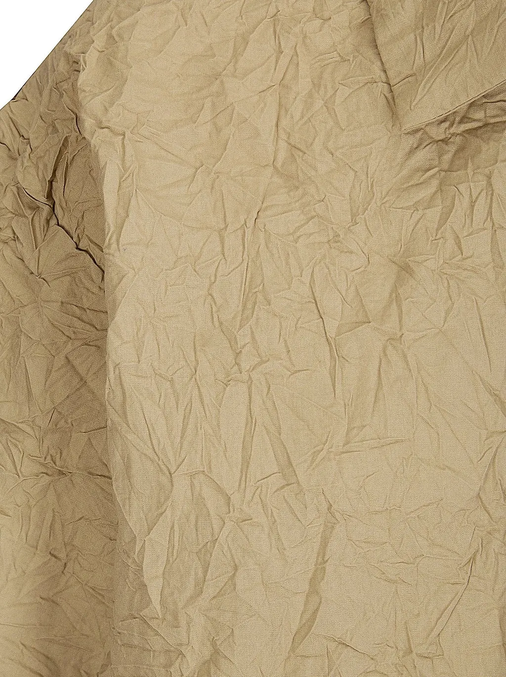 Gongdid Design Short Sleeve Crinkled Shirt
