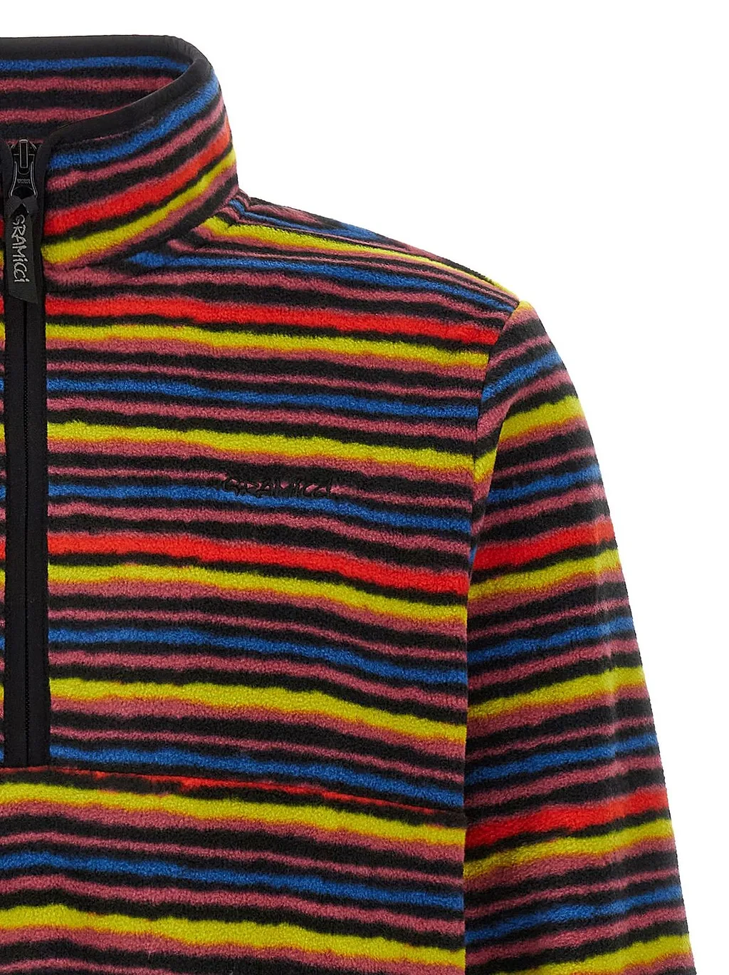 Gramicci Striped Half-Zip Fleece Sweater