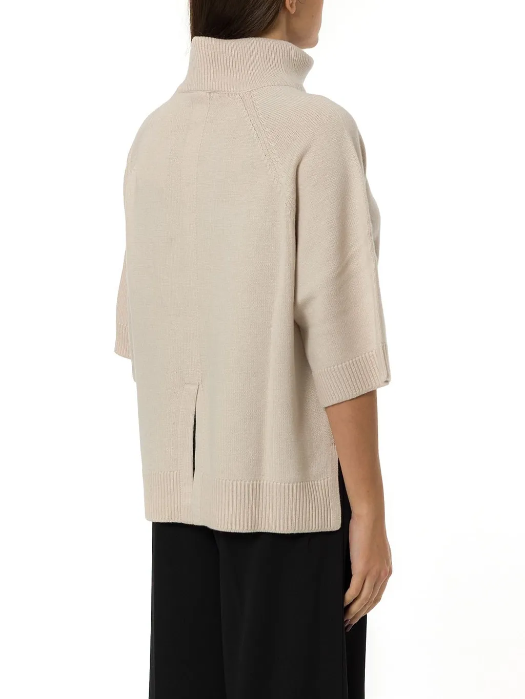 Gran Sasso Turtleneck Rear Slit Jumper