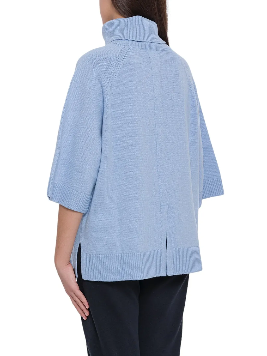 Gran Sasso Turtleneck Rear Slit Jumper
