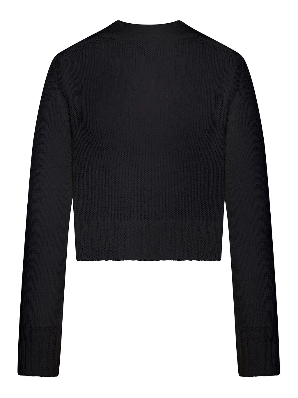 V-Neck Cropped Cardigan