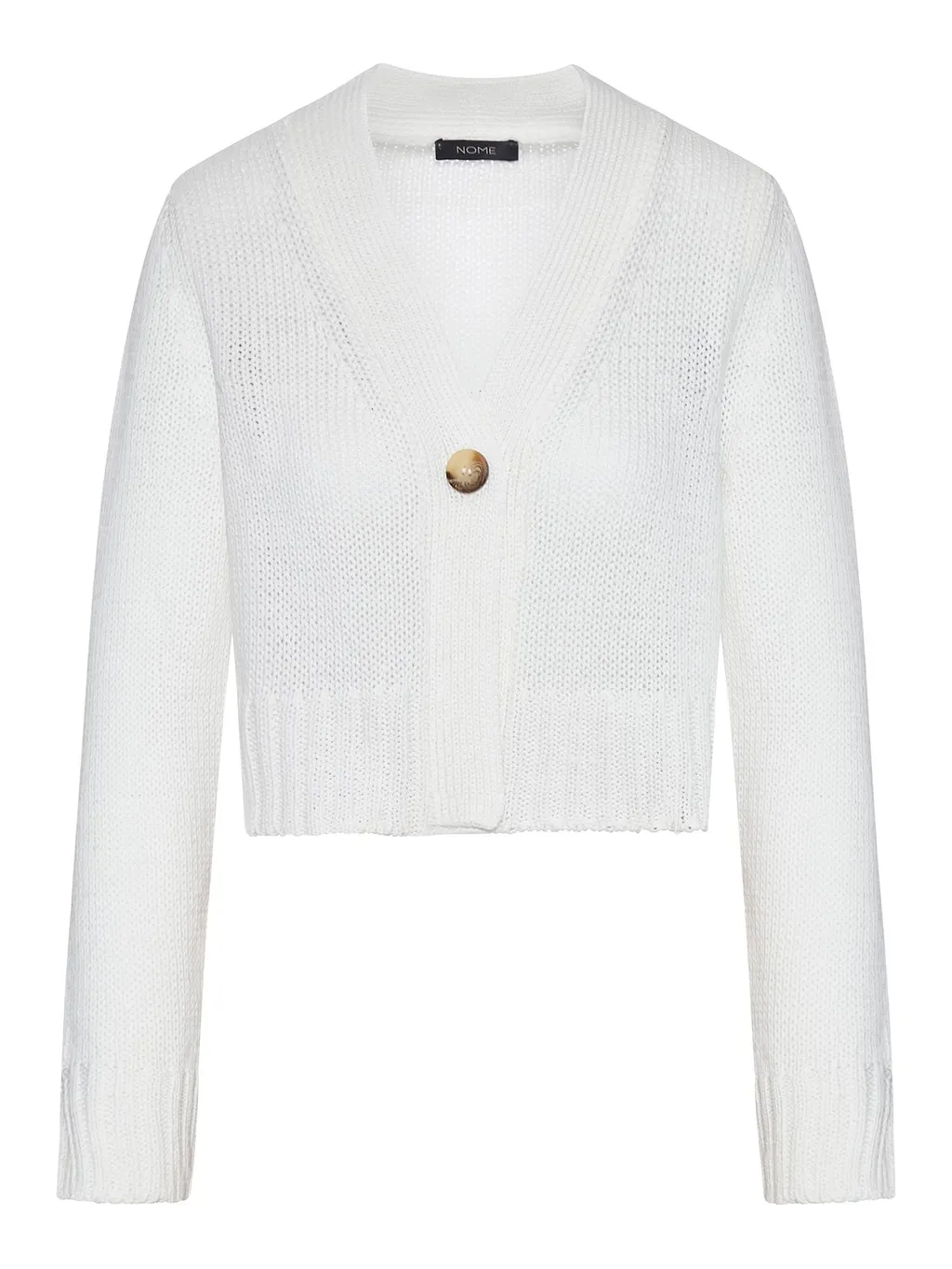 Gran Sasso V-Neck Cropped Cardigan