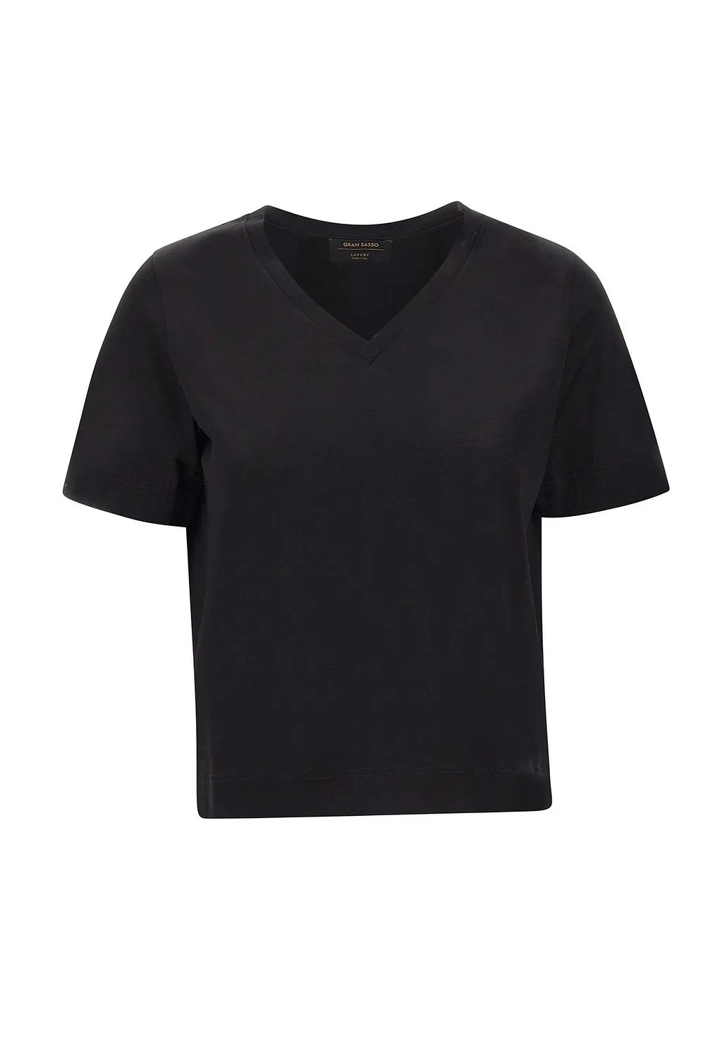 Gran Sasso V-Neck Short-Sleeve T-Shirt
