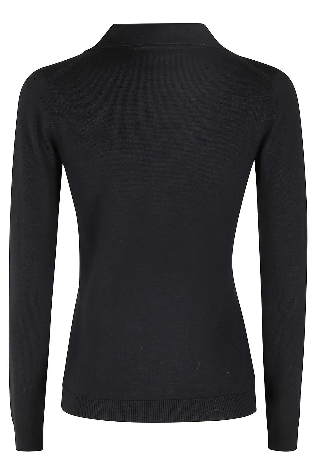 Gran Sasso Long-Sleeved Knitted Polo Shirt
