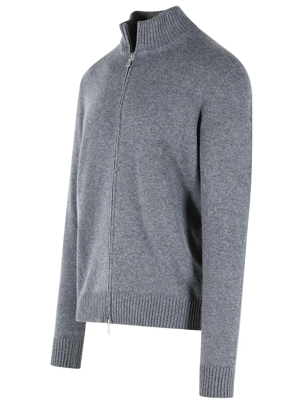 Gran Sasso Zip-Up High Neck Cardigan
