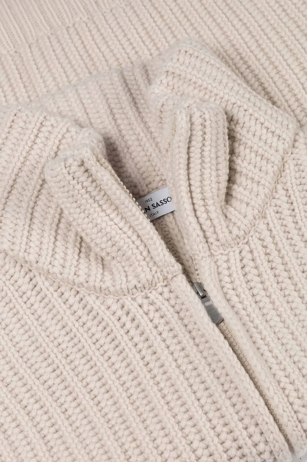 Gran Sasso Zipped Knitted Jacket