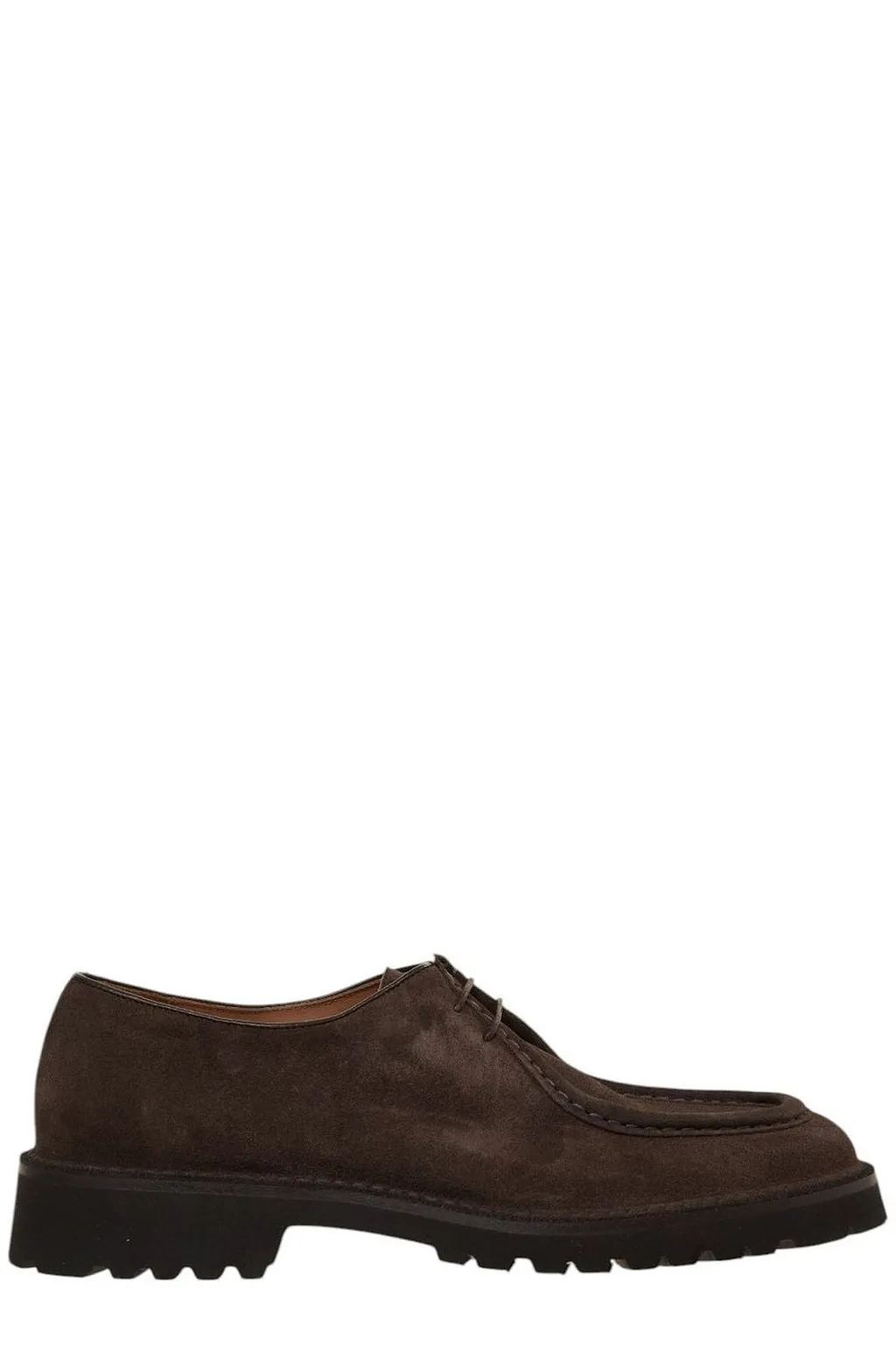 Green George Lace-Up Loafers