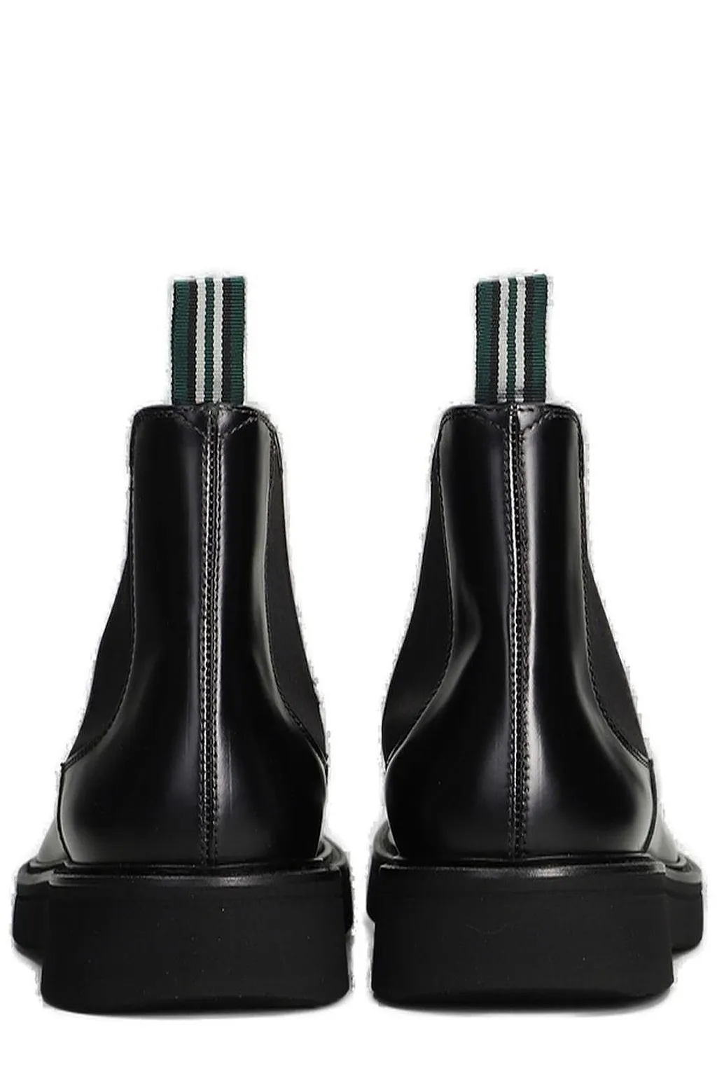 Green George Round Toe Combat Boots