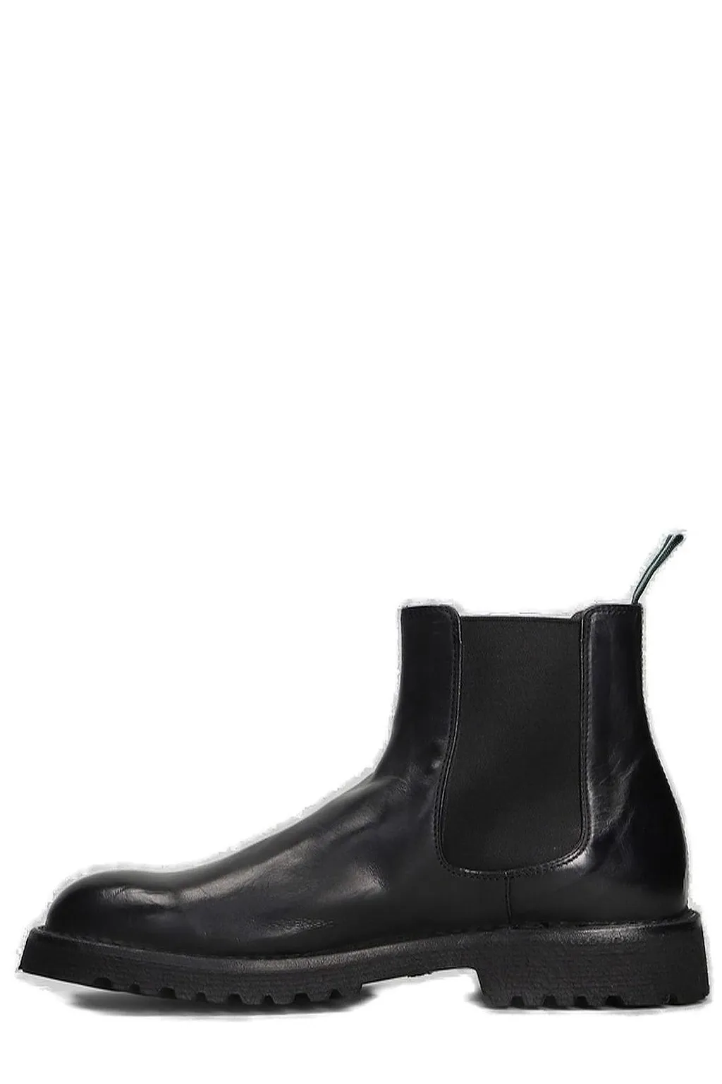 Green George Round Toe Combat Boots