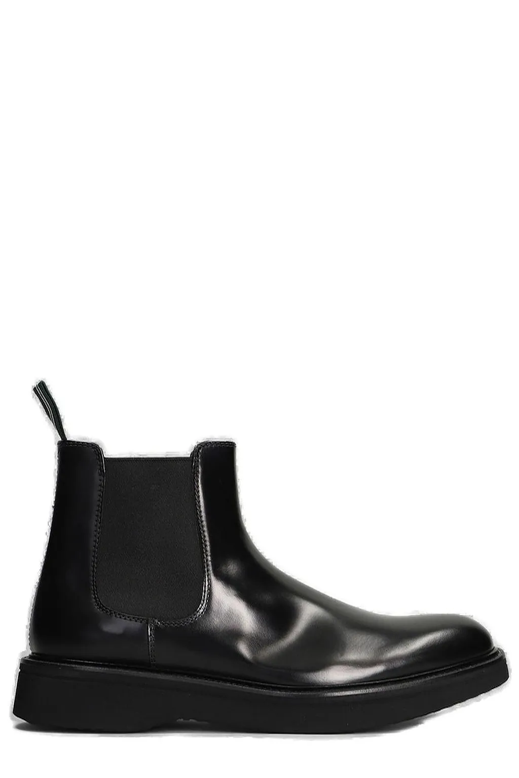 Green George Round Toe Combat Boots