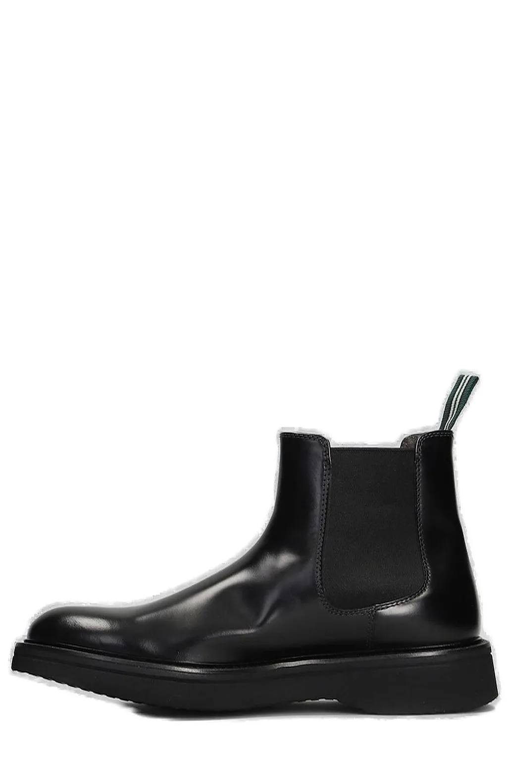 Green George Round Toe Combat Boots