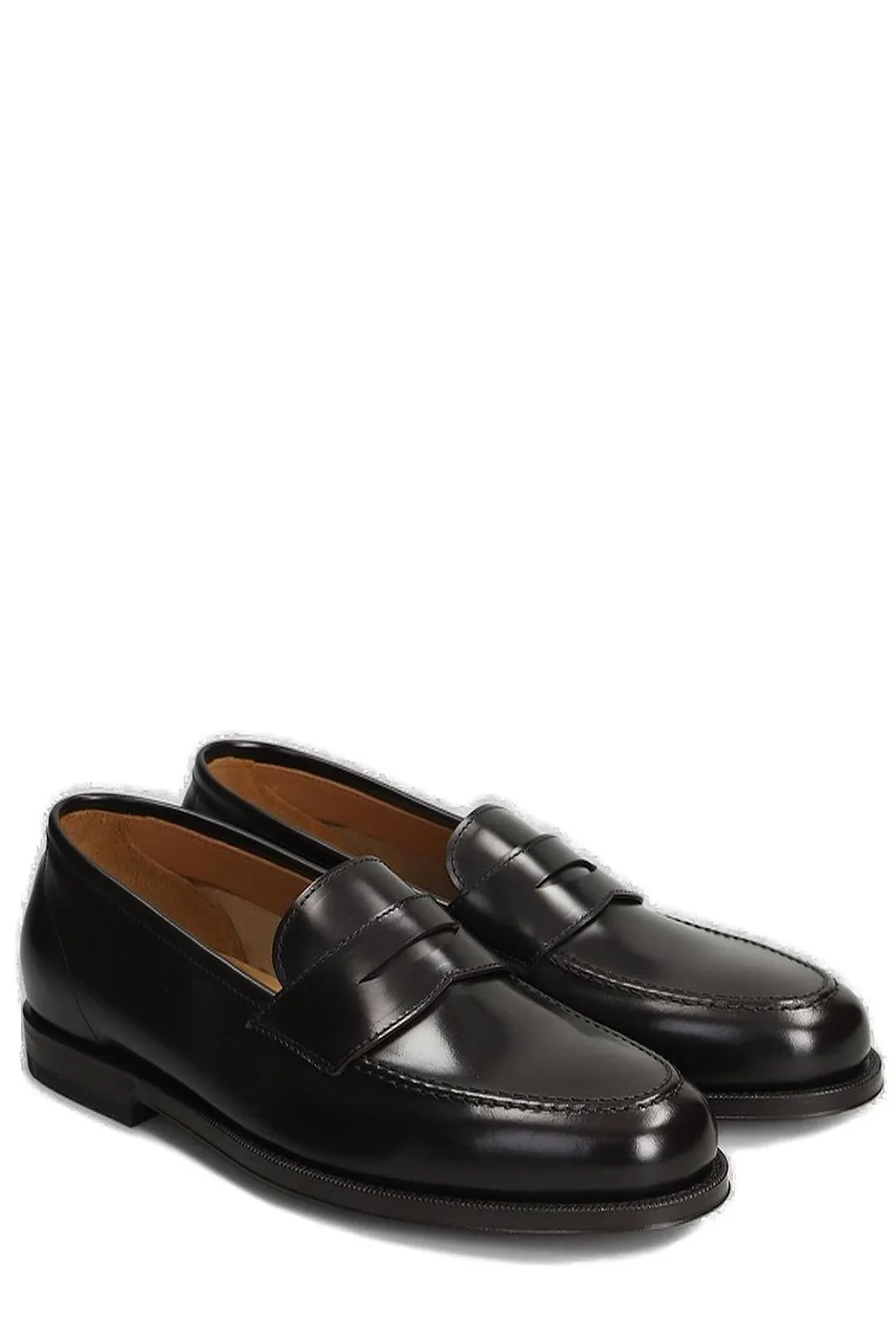Green George Slip-On Penny Loafers