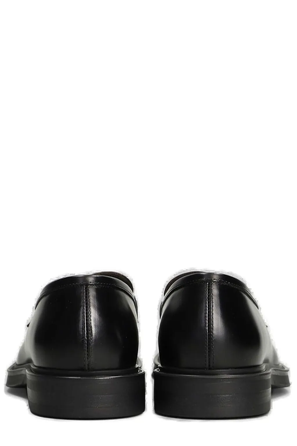 Green George Round Toe Slip-On Loafers