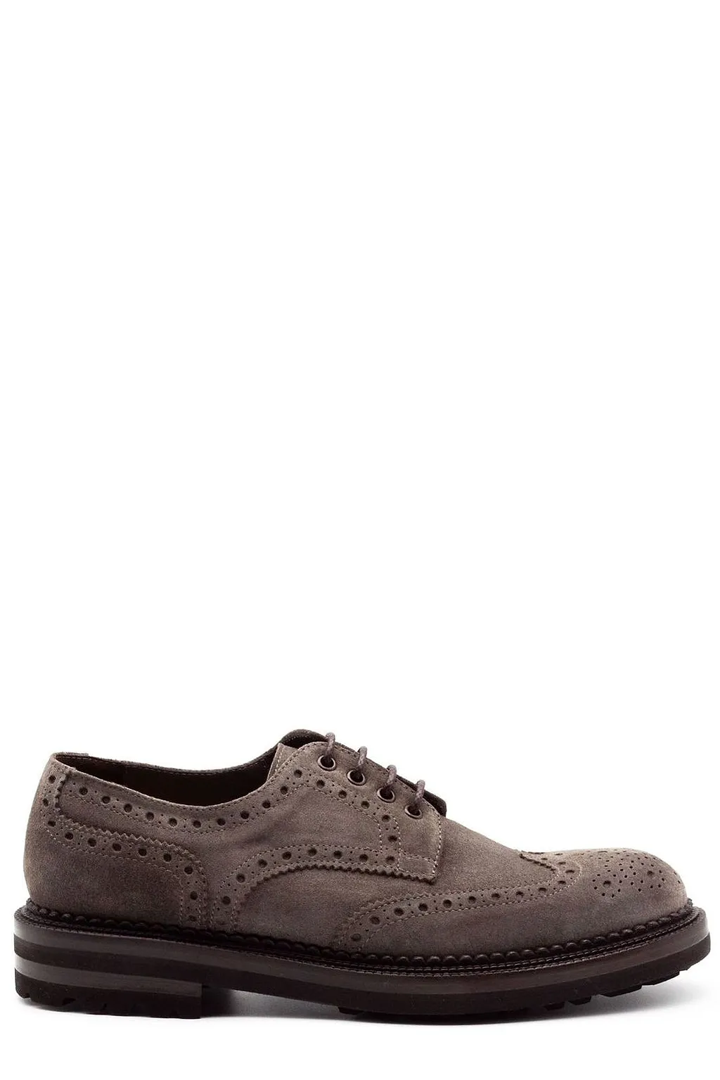 Green George Wingtip Brogue Derby Shoes
