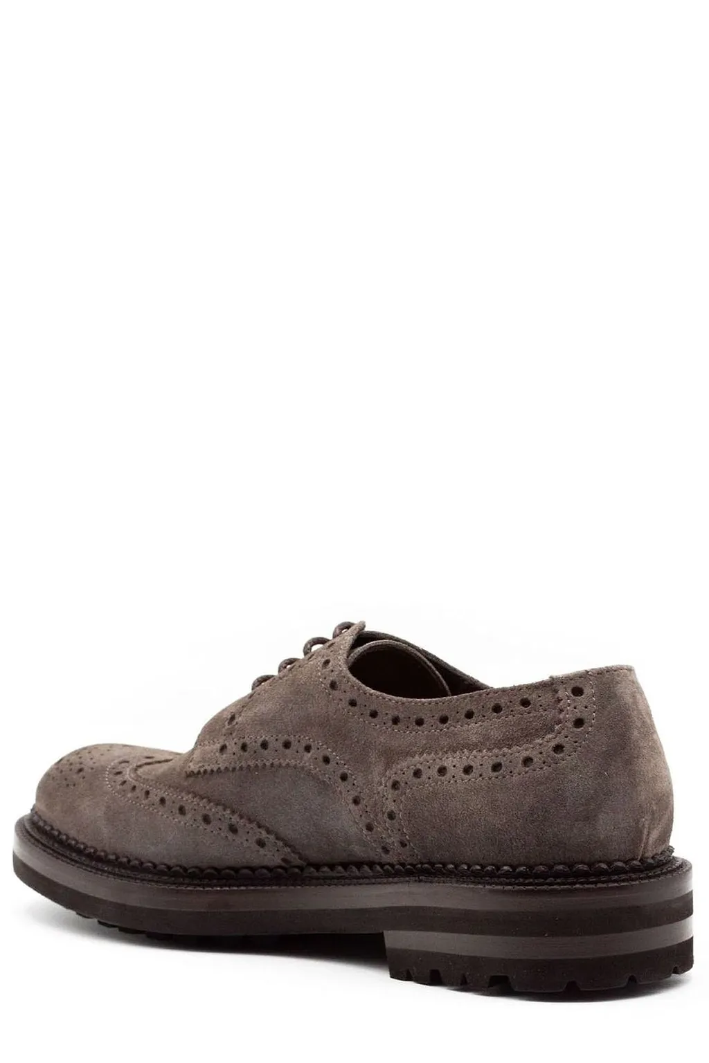 Green George Wingtip Brogue Derby Shoes