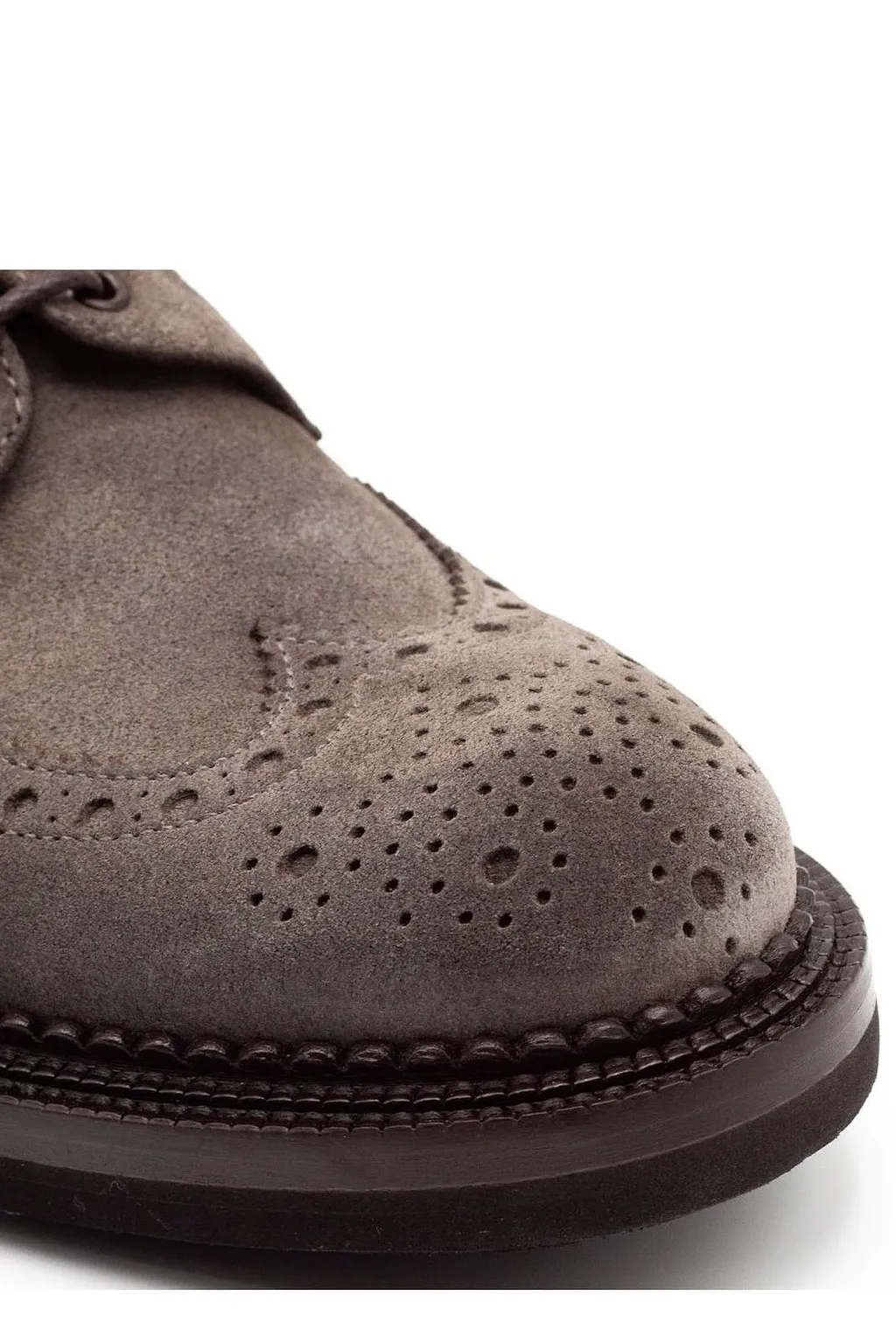 Green George Wingtip Brogue Derby Shoes
