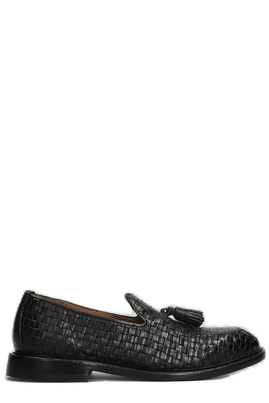 Green George Woven Tassel Moccasins