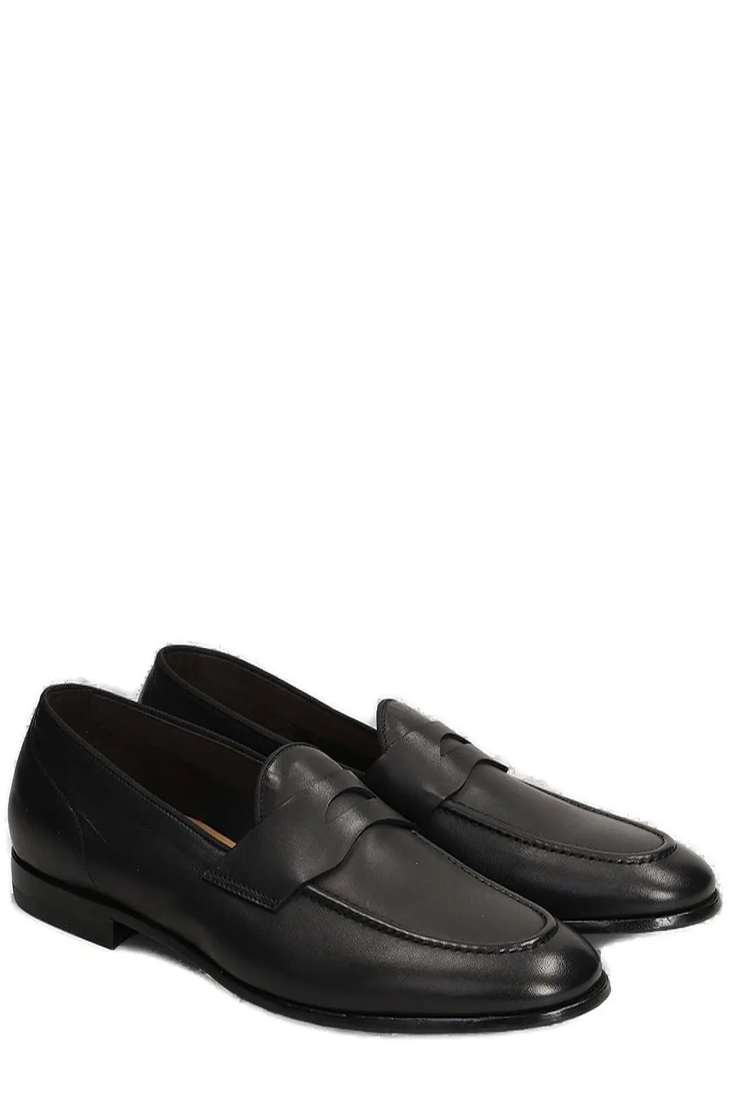 Green George Slip-On Penny Loafers
