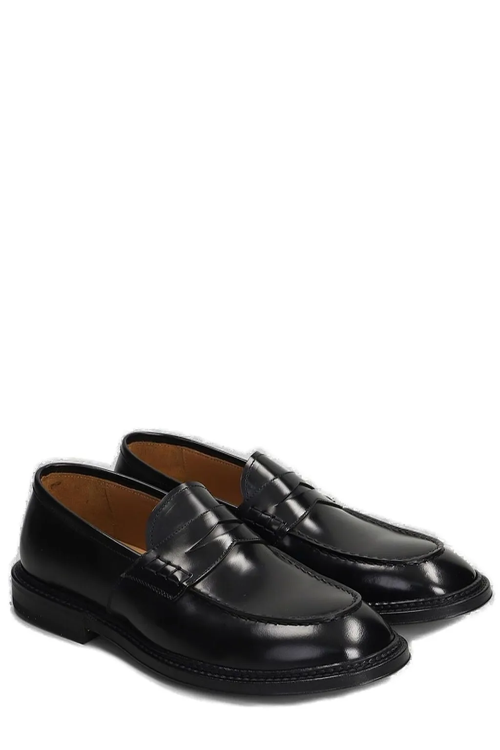 Green George Slip-On Penny Loafers