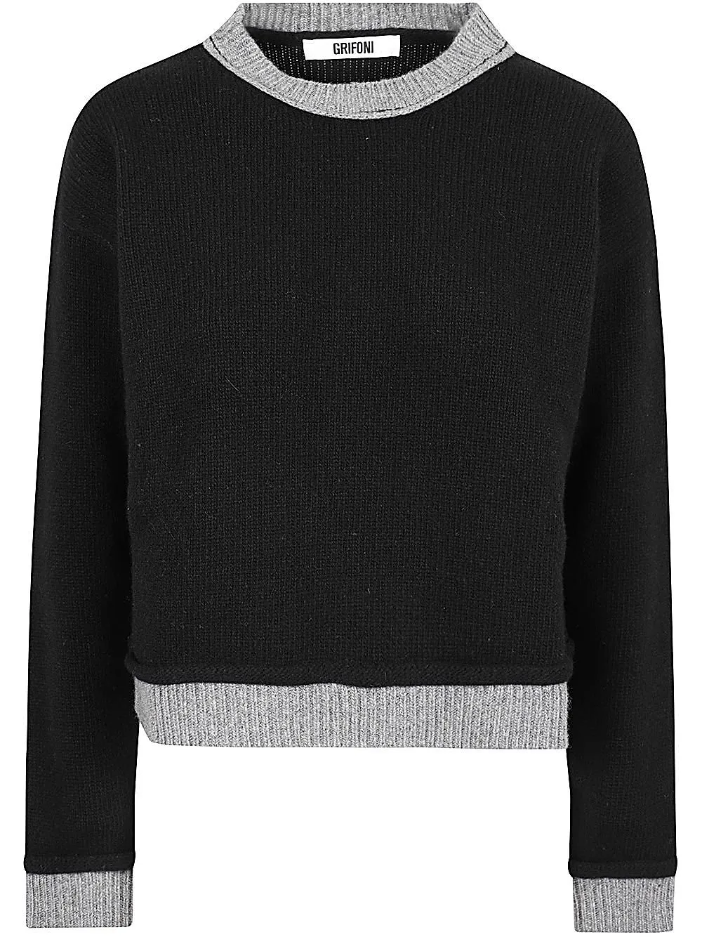 Bicolore Crew Neck Knitwear