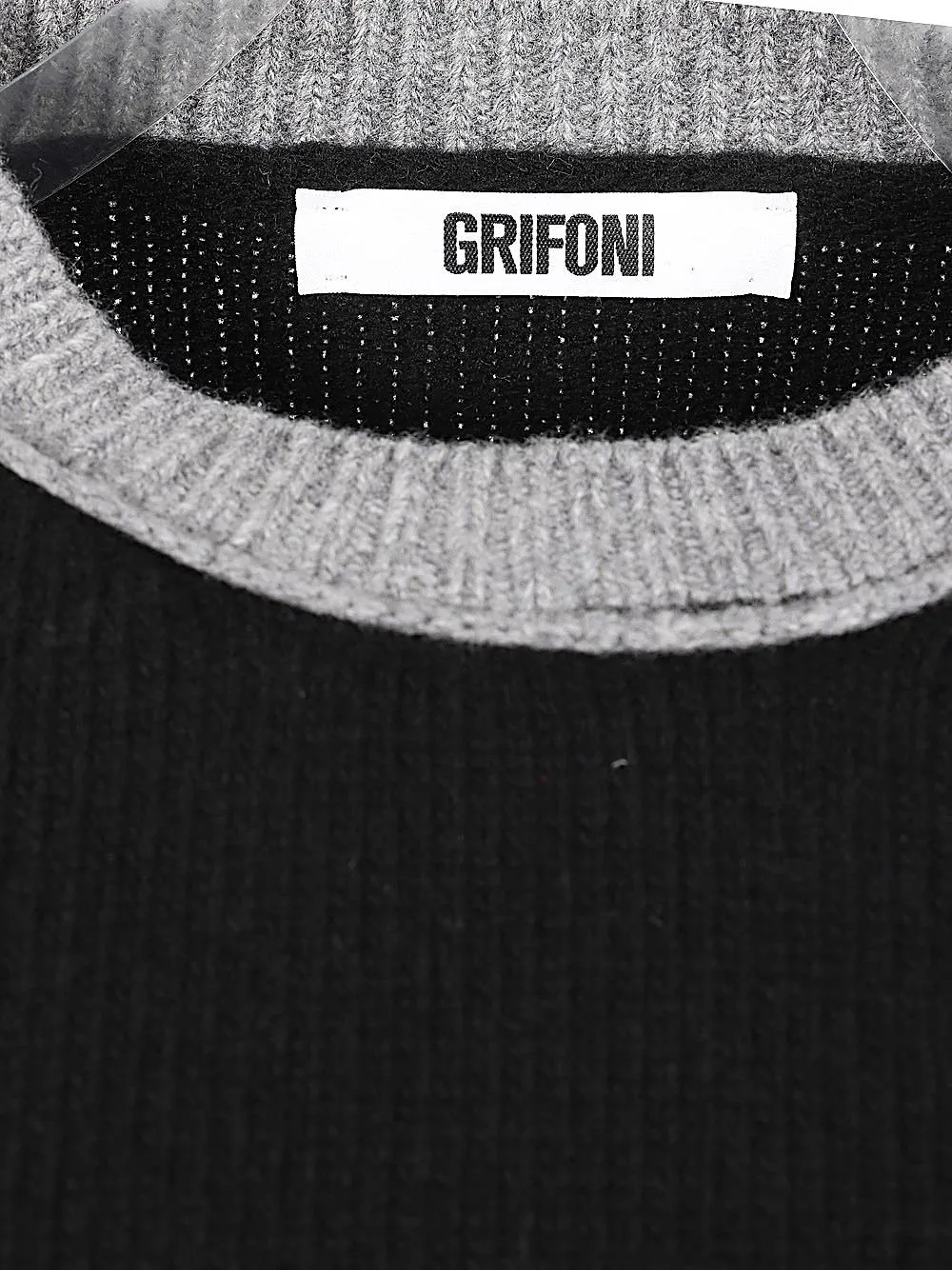 Bicolore Crew Neck Knitwear