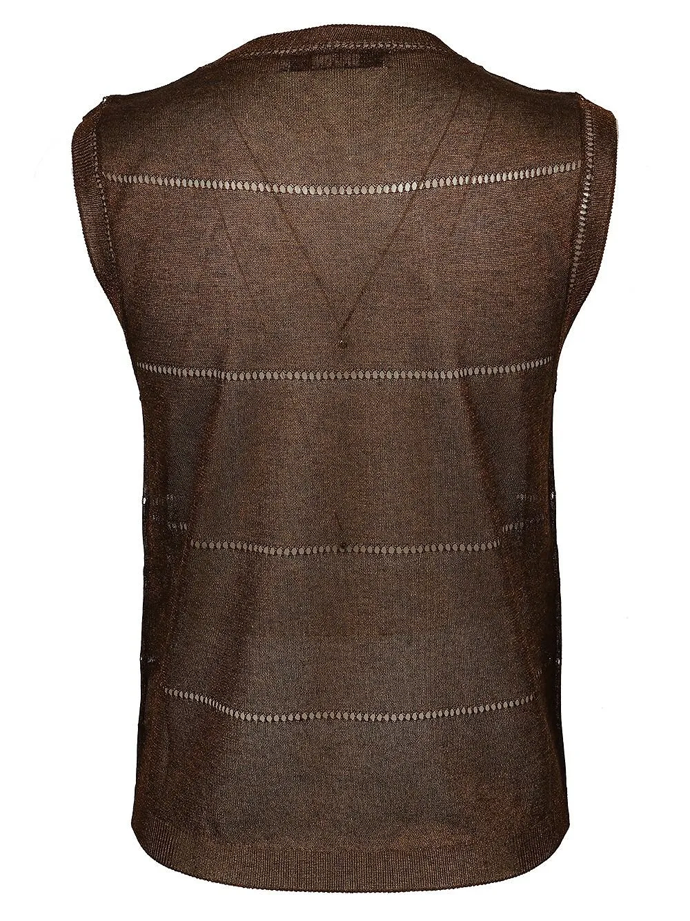 Grifoni Open-Knit Sleeveless Top