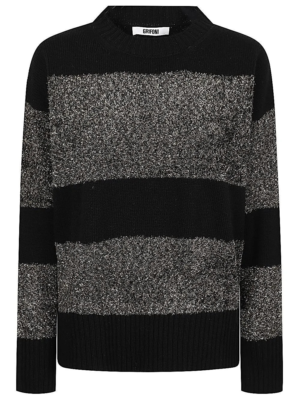 Grifoni Striped Knit Sweater