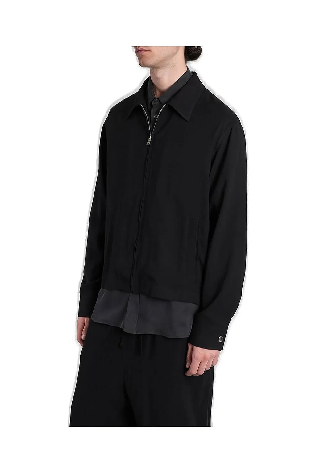 Grifoni Zip-Up Straight Hem Jacket