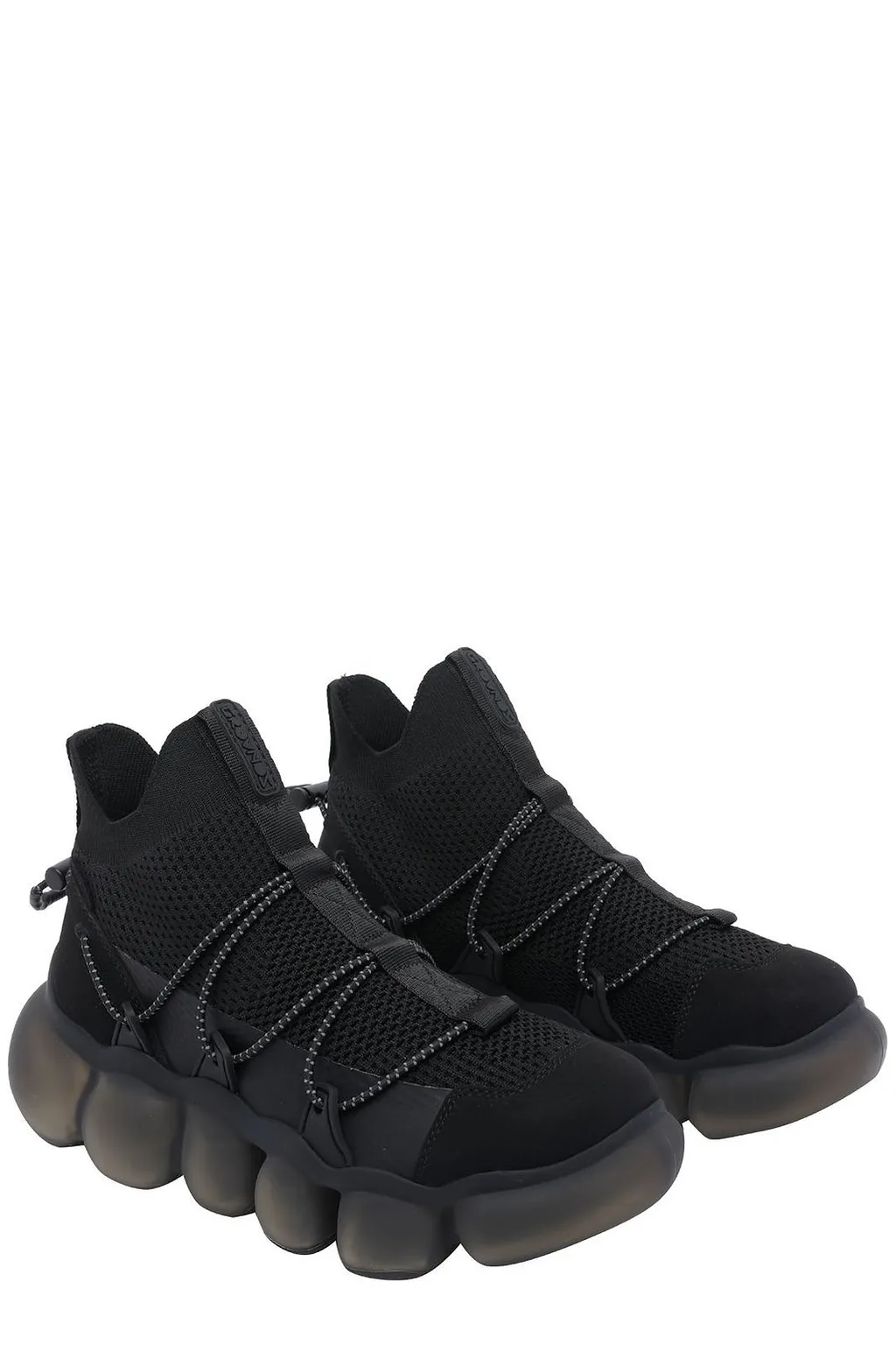 Grounds Jewelry Stone High-Top Sneakers