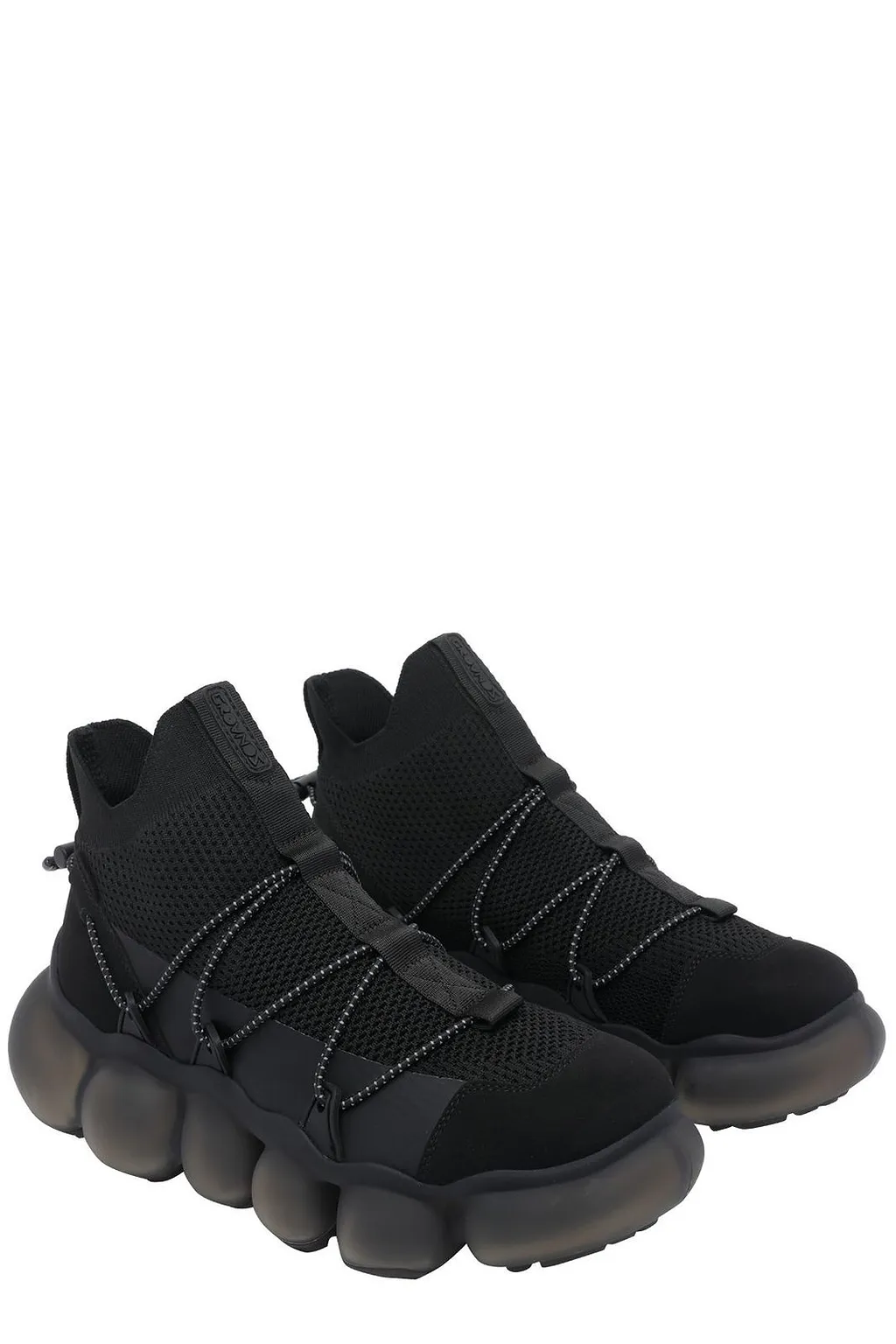 Grounds Jewelry Stone Lace-Up Sneakers