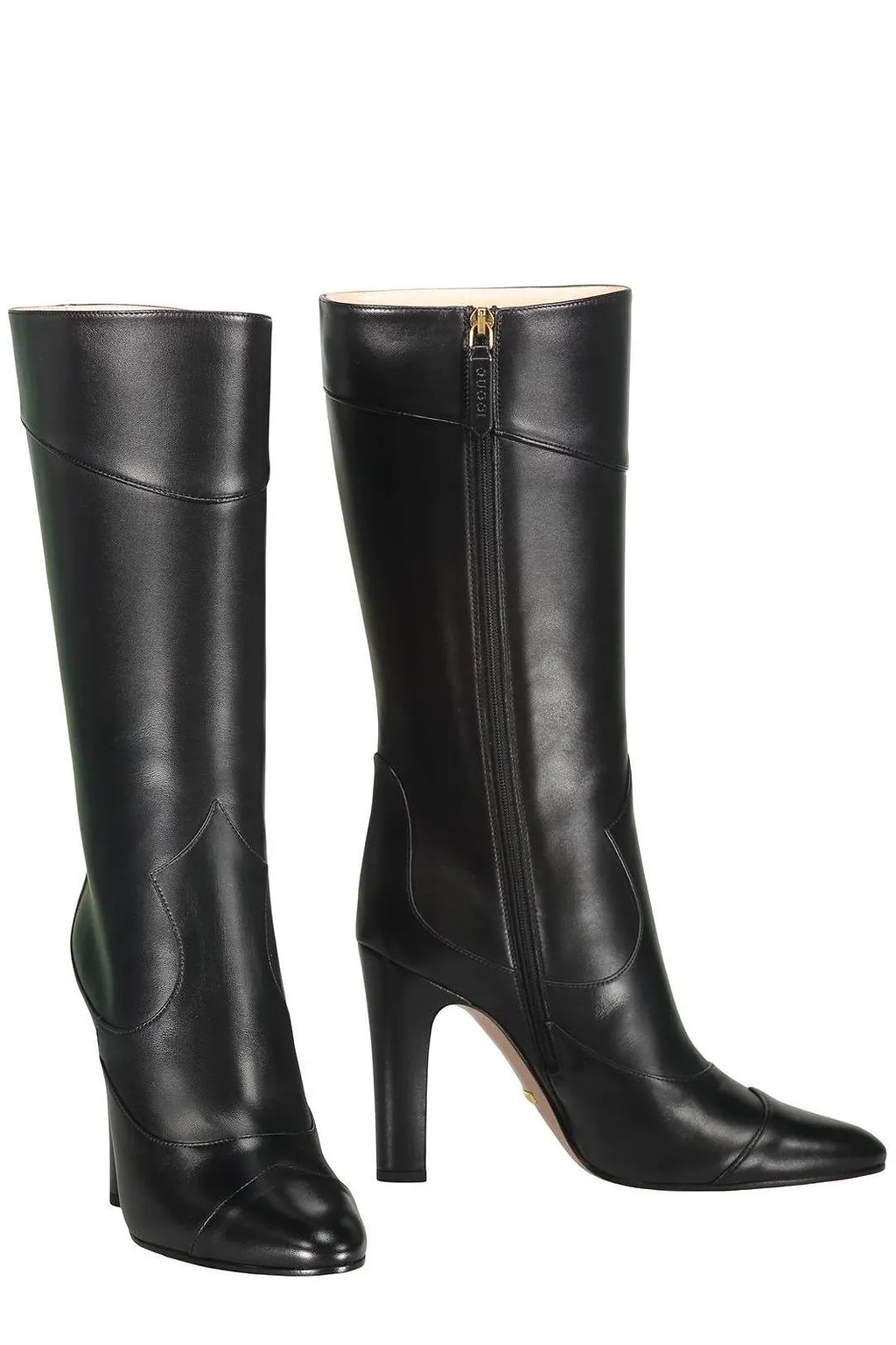 Gucci Calf-Length Block Heel Boots