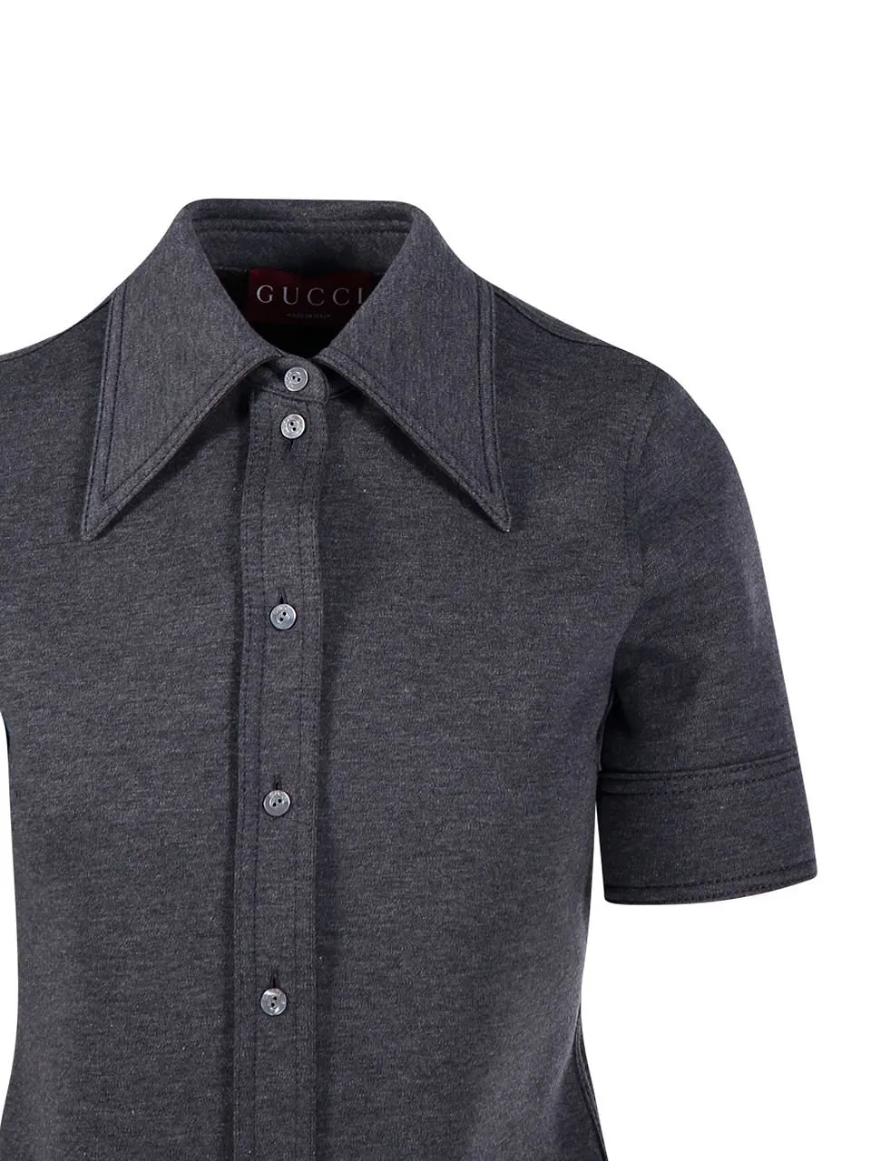 Gucci Collared Short-Sleeve Shirt