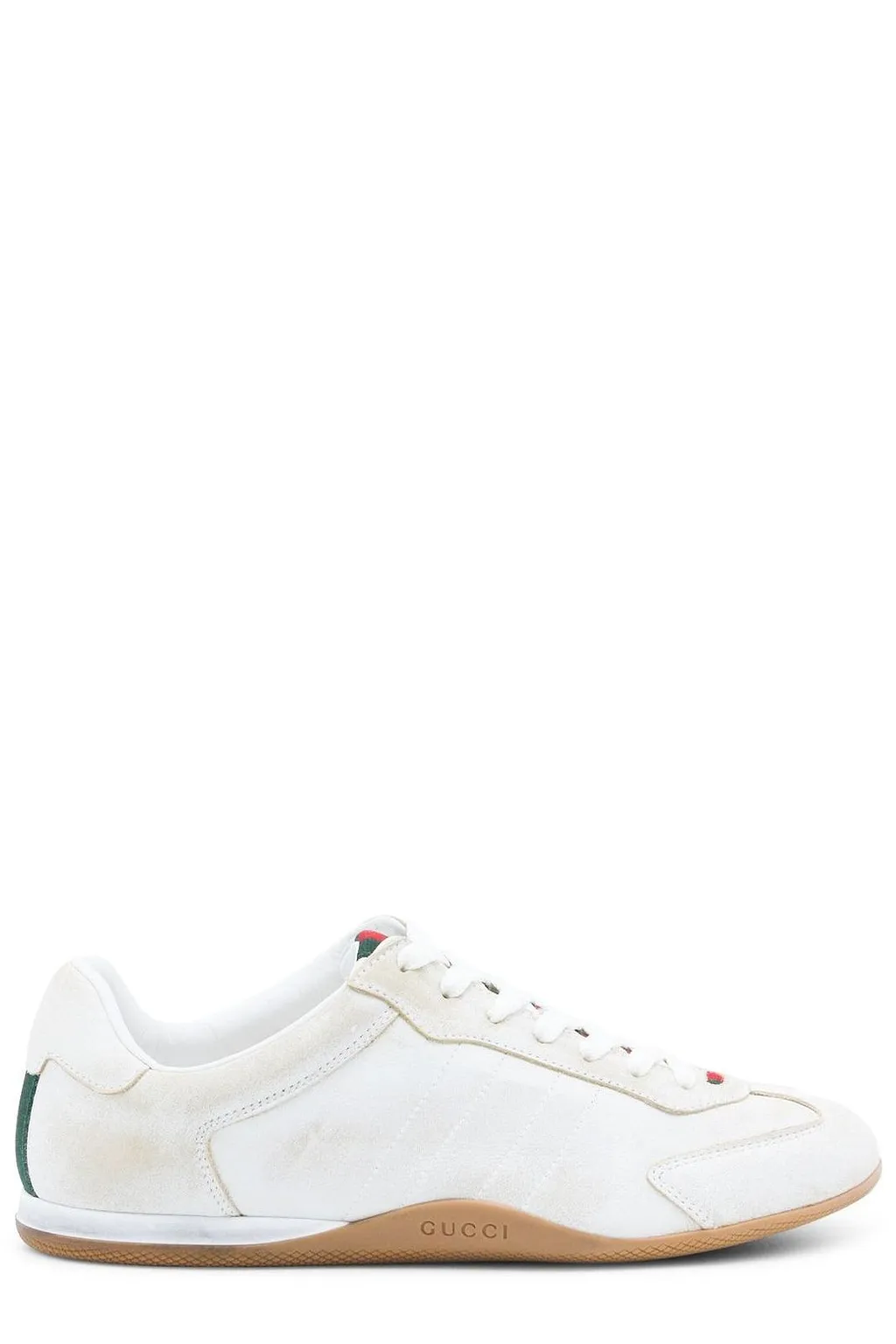 Gucci Distressed Effect Lace-Up Sneakers