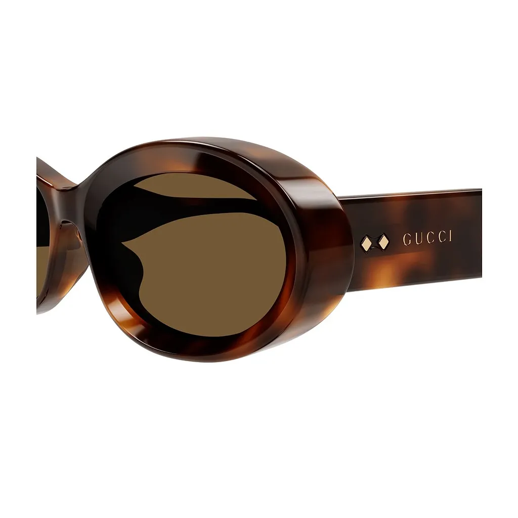 Gucci Eyewear Oval Frame Sunglasses