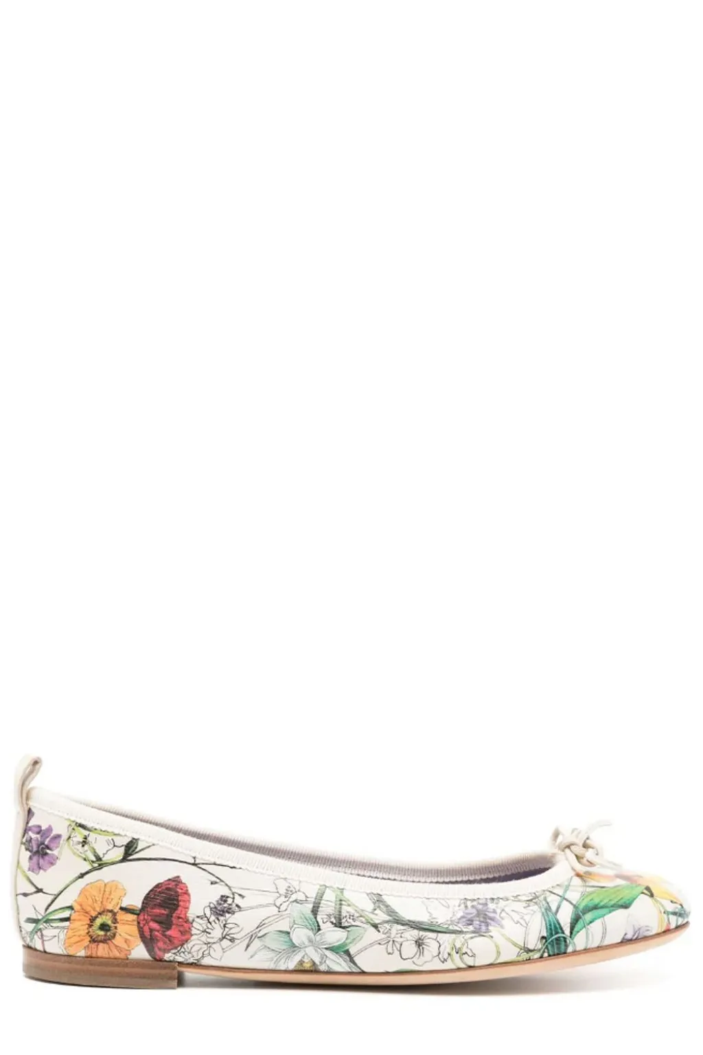 Gucci Floral Printed Ballerina Shoes