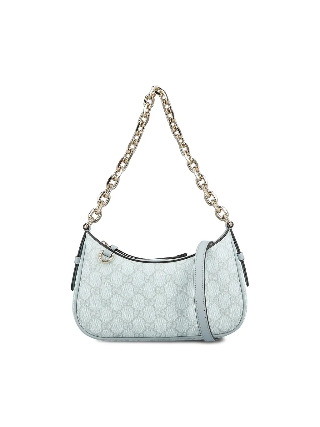 Gucci Gg Emblem Zipped Small Shoulder Bag