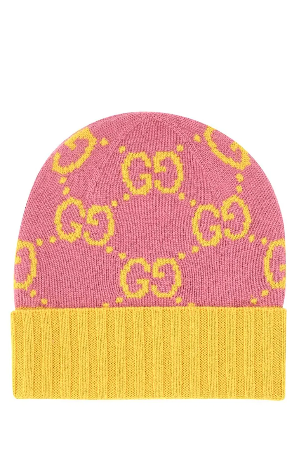 Gucci Gg Logo Intarsia Knit Beanie