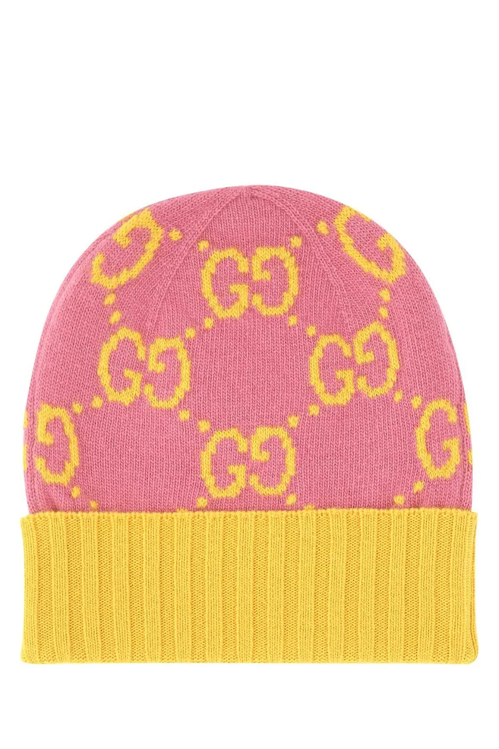 Gucci Gg Logo Intarsia Knit Beanie