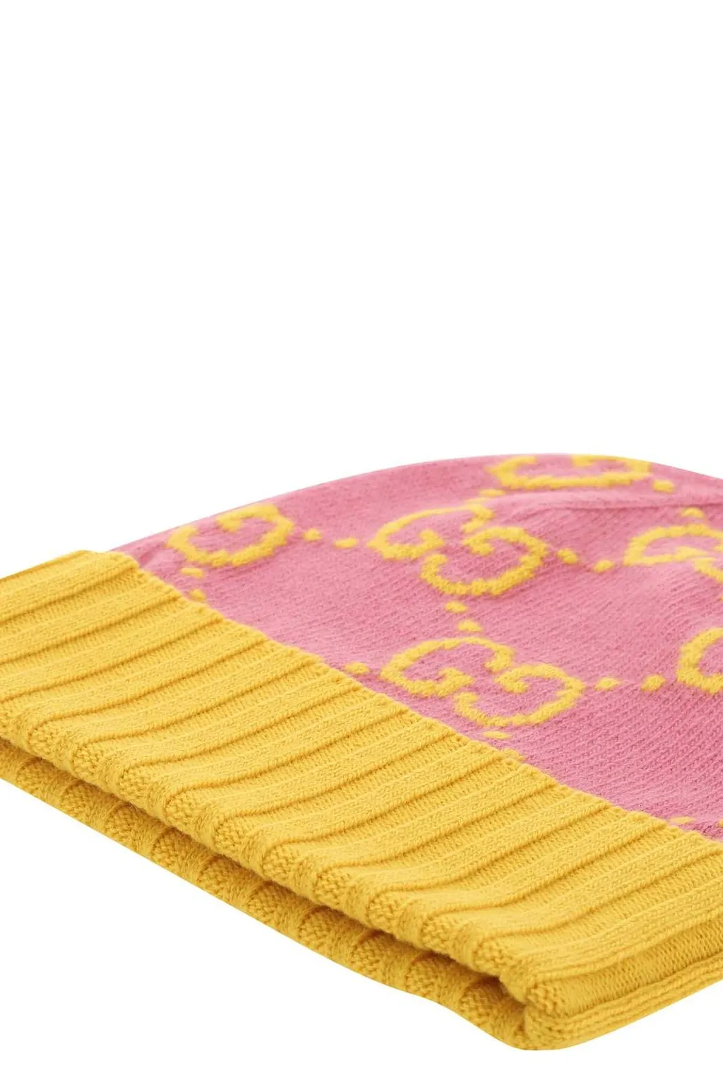 Gucci Gg Logo Intarsia Knit Beanie