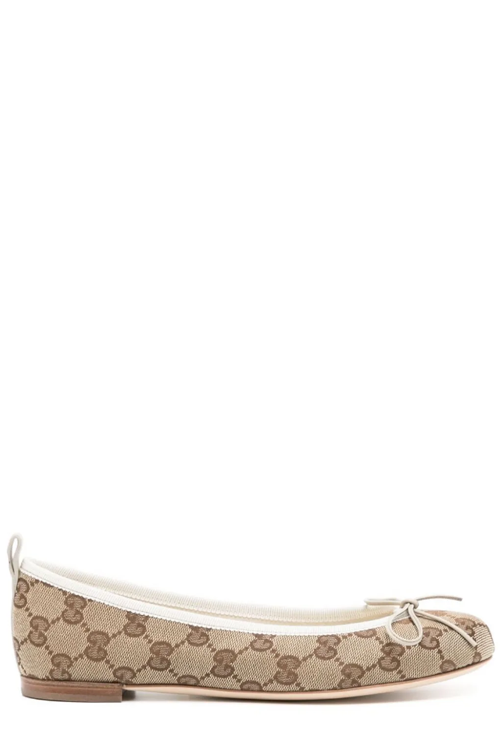 Gucci Gg Monogram Slip-On Ballerina Shoes