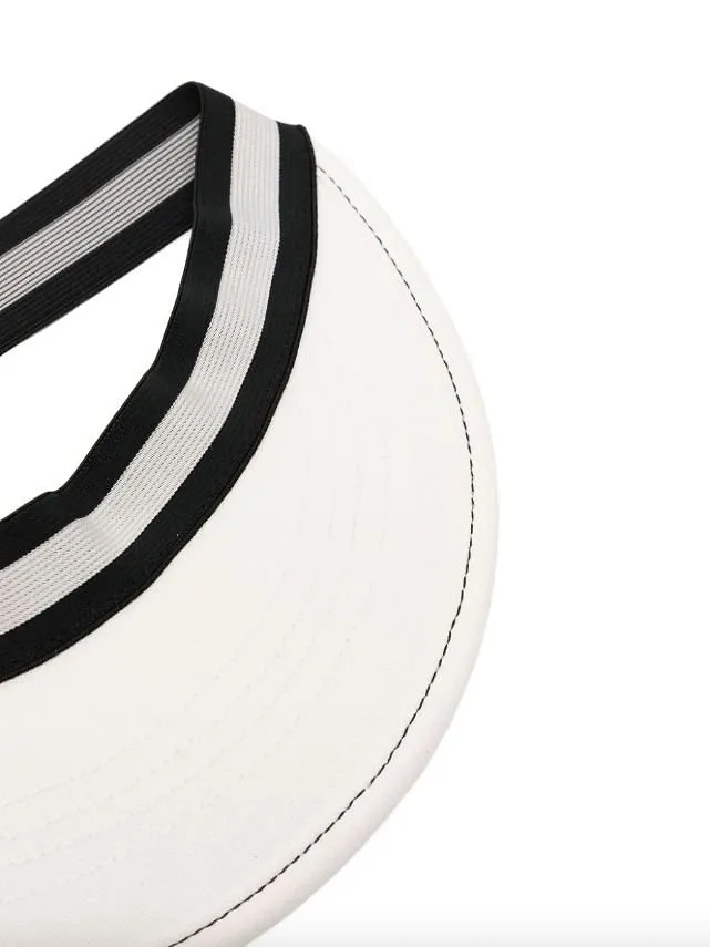 Gucci Grosgrain Ribbon Trim Visor Hat