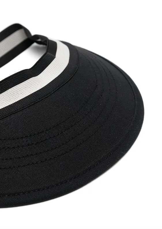 Gucci Grosgrain Ribbon Trim Visor Hat