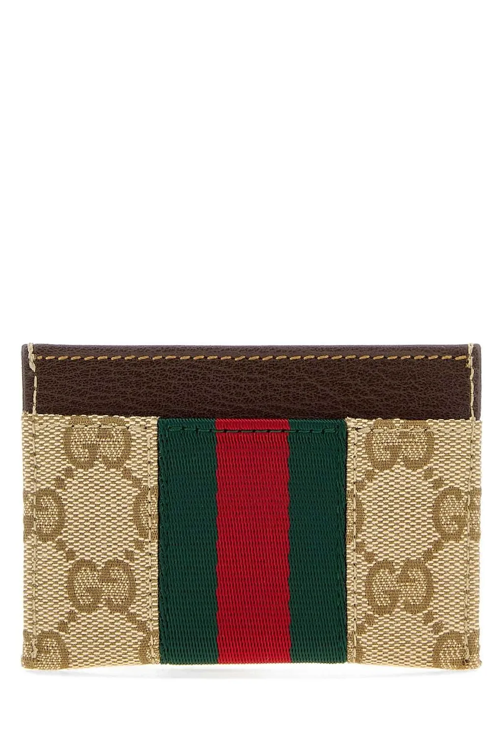 Gucci Horsebit Web Card Case