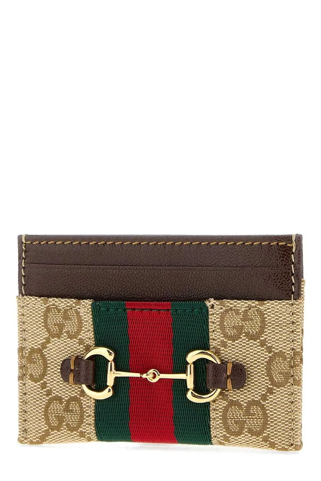 Gucci Horsebit Web Card Case