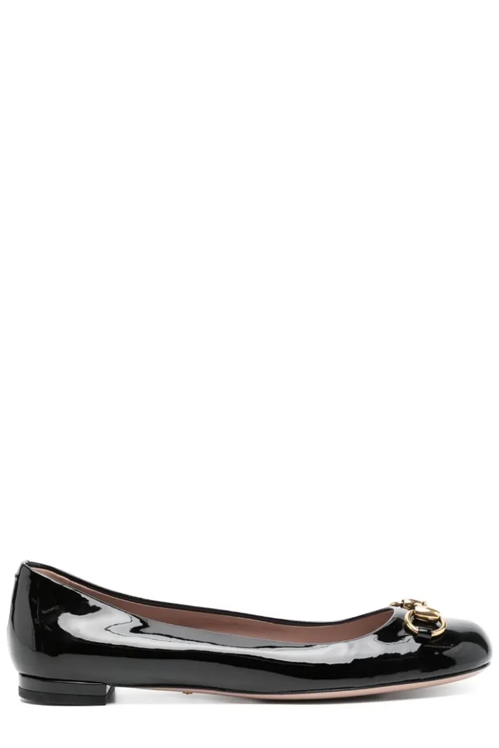 Gucci Horsebit Detailed Slip-On Ballerina Shoes